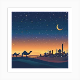 Ramadan Background 11 Art Print