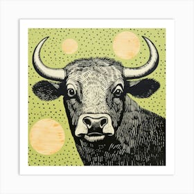 Bull Print Poster