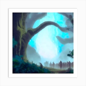 Whispers Of The Dreaming Wood Art Print