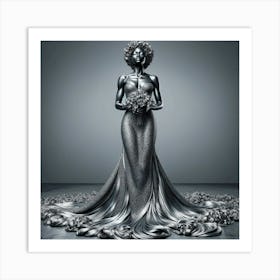 Silver Bride Art Print