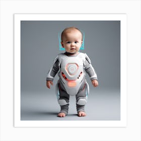 Futuristic Baby 8 Art Print