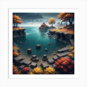 Autumn In The Forest 1 Art Print