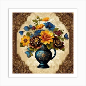 Flowers In A Vase 107 Art Print