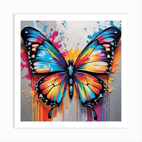 Colorful Butterfly 30 Art Print