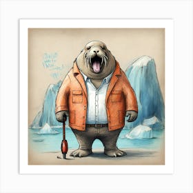 Walrus 18 Art Print