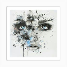 Blue Eyes 1 Art Print