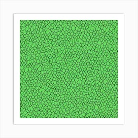 Green Dragon Skin Art Print