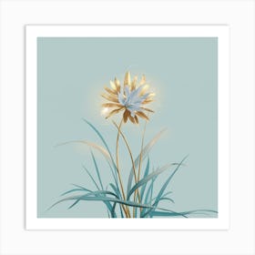 Gold Flower Poster