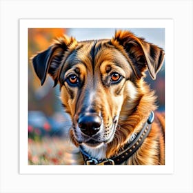 German dog 1 Art Print