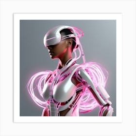 Vr Girl 2 Art Print