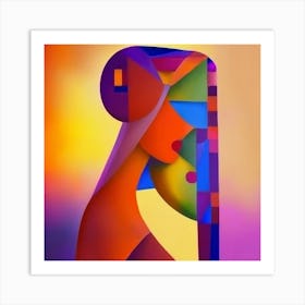 Abstract Painting Goddess Art Print