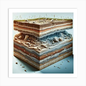 Earth'S Layers Art Print