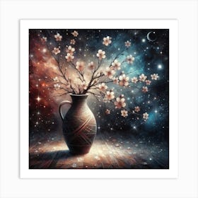 Flower vase Art Print