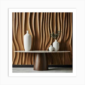 Wavy Wall 20 Art Print