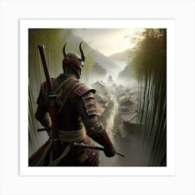 Shinobi Warrior Art Print