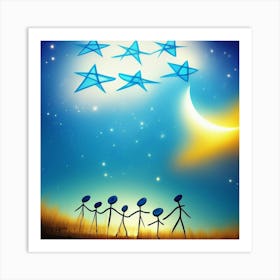 Starry Night Art Print