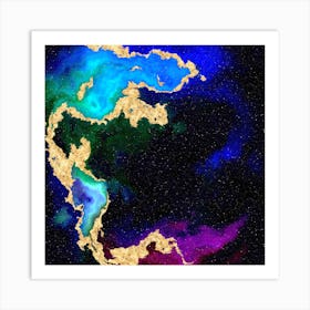 100 Nebulas in Space Abstract n.024 Art Print