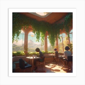 Coffee Shop 2 Art Print