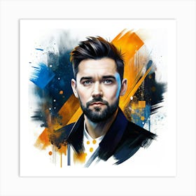 Man With A Beard Art Print