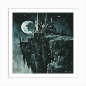 Castle On The Cliff Art Print