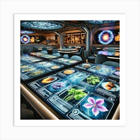 Interactive Tabletops Projections Art Print