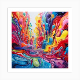 Abstract Painting 50 Art Print