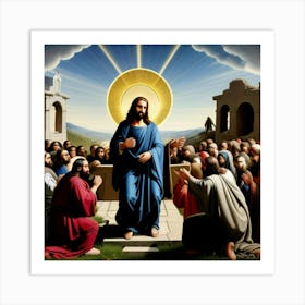 Jesus Two Art Print