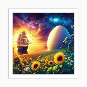 Easter Egg 7 Art Print