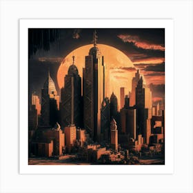 Cityscape 14 Art Print