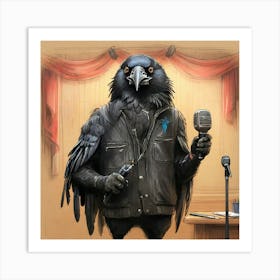 Crow! 3 Art Print