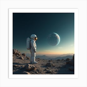 Astronaut Stock Videos & Royalty-Free Footage Art Print