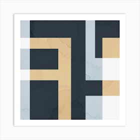 Geometric Layers 6 Art Print