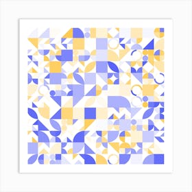 Abstract Geometric Pattern 2 Art Print