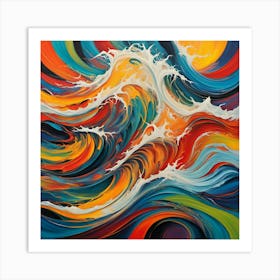 Ocean Waves 7 Art Print