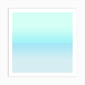 Blue Sky With Clouds Art Print