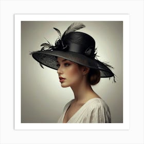 Elegant woman 8 Art Print