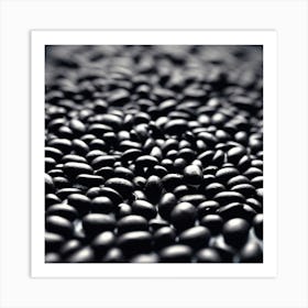 Black Beans 12 Art Print