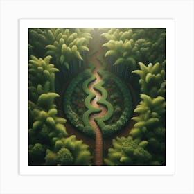 Path Through The Jungle Art Print