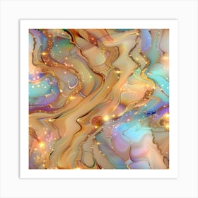 Luxe Marble (4) Art Print