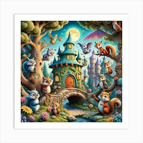 Fairy Tale Forest Art Print