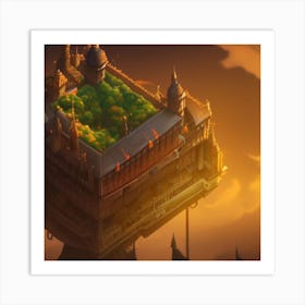 Castle In The Sky 2 Art Print