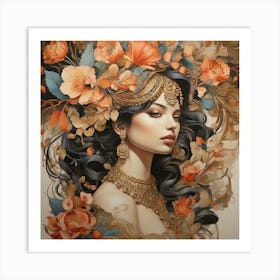 Indian Woman 1 Art Print