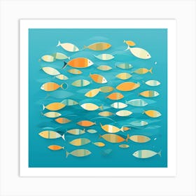 Fishes In The Sea 7 Art Print