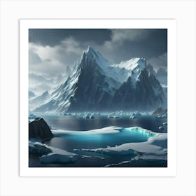 Arctic Landscape Art Print