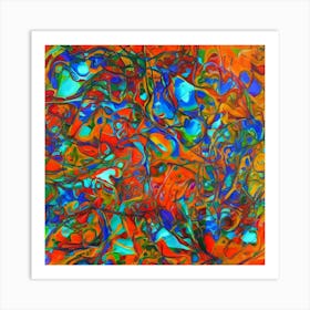 Abstract painting art 34 Art Print