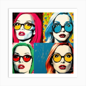 Vintage Aesthetic - Vintage Sunglasses Art Print