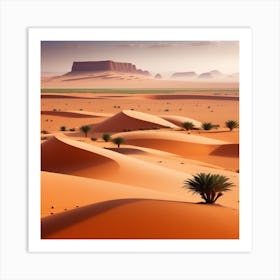 Desert Landscape 45 Art Print