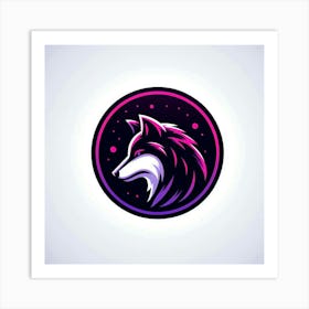 Wolf Logo Art Print