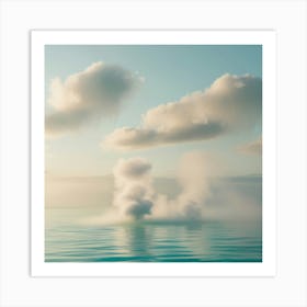 Sunrise Over The Ocean Art Print