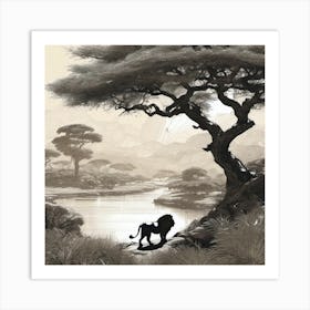 Lion King 26 Art Print